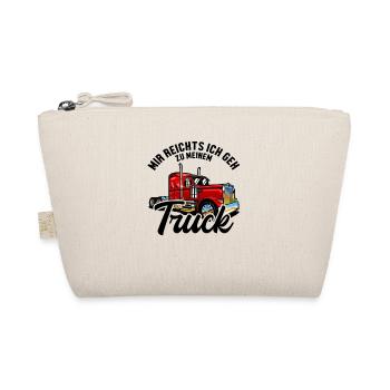 Mir reichts ich geh zu meinem Truck Trucker Truck - Organic Pouch - nature - Front