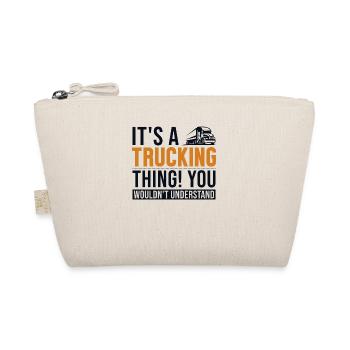 It's a Trucking Thing Trucker Legends Truckie - Organic Pouch - nature - Front