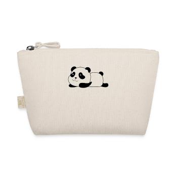 lazy panda - Organic Pouch - nature - Front
