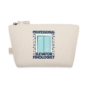 Elevator Mechanic Professional Elevator Fixologist - Organic Pouch - nature - Front
