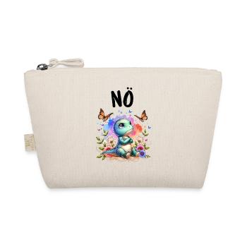 Dinosaur Dinos Saying Nope for Boys and Girls - Organic Pouch - nature - Front
