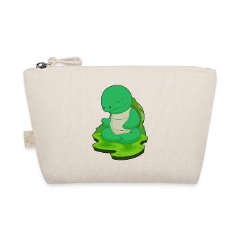 Tortoise Yoga Fitness Meditation - Organic Pouch - nature - Front