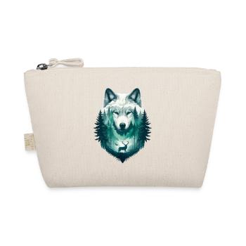 Wolf Wilderness Wild Animal Forest Nature Wolf Pack Cool - Organic Pouch - nature - Front