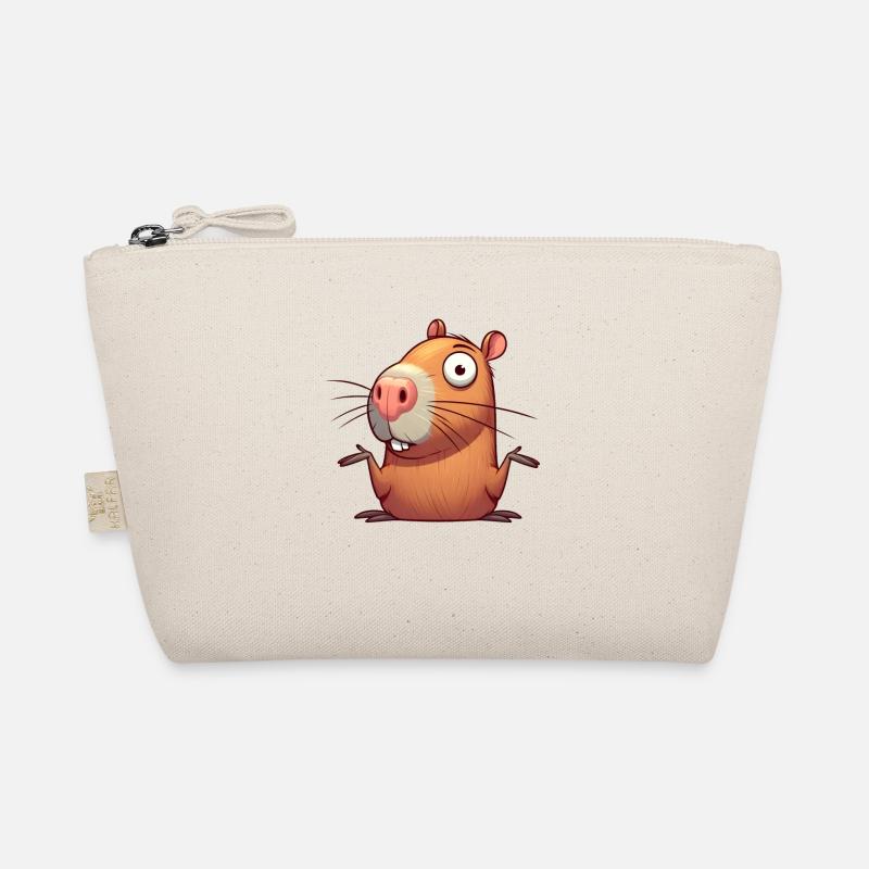 Confused Capybara Organic Pouch