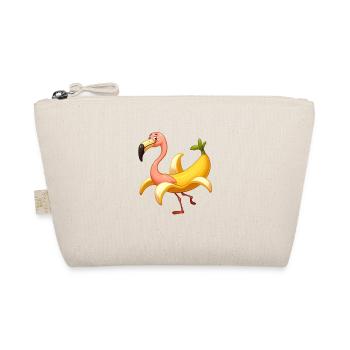 Banana Flamingo - Organic Pouch - nature - Front