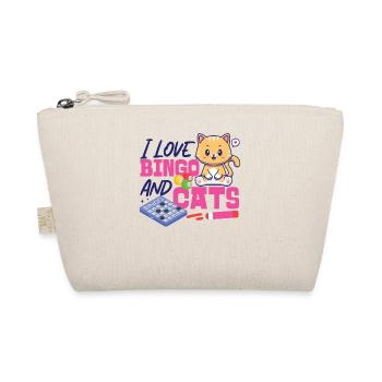 Bingo Player Cat I Love Bingo And - Organic Pouch - nature - Front