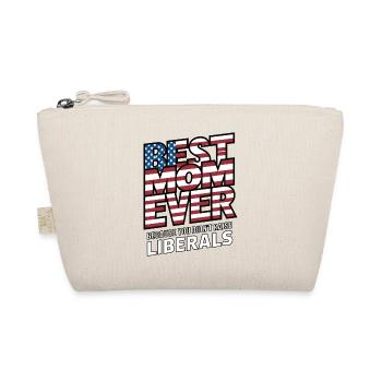 Conservative Mothers Day Best Mom Republican - Organic Pouch - nature - Front