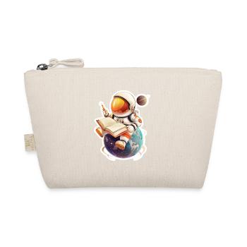 Astronaut reading his diary on a planet - Organic Pouch - nature - Front