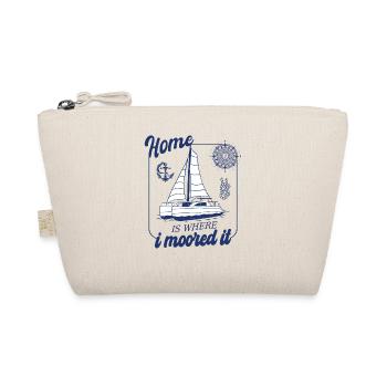 Catamaran Boat Sailboat Sailing Sailor - Organic Pouch - nature - Front