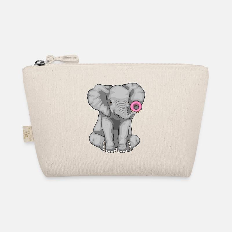 Elefant Donut Bio-Täschchen