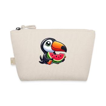 Toucan oiseau de paradis pastèque été - Trousse biologique - nature - Devant