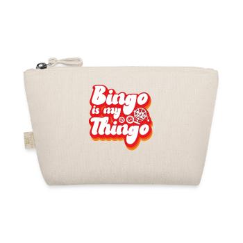 Bingo Player Pun Bingo Is My - Organic Pouch - nature - Front