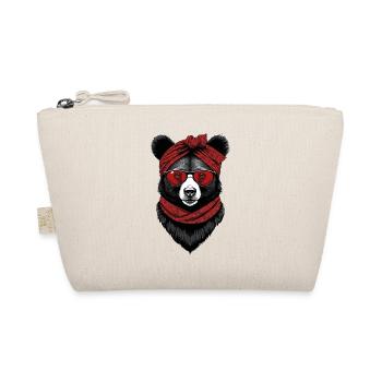 Funny Mama Bear Mother Bear Bear Lover - Organic Pouch - nature - Front