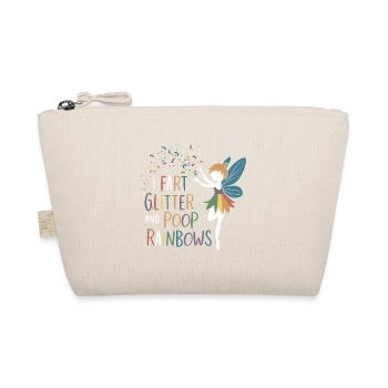 Je pète paillettes et caca arcs-en-ciel fée drôle - Trousse biologique - nature - Devant