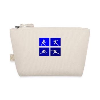 Fencing Game Gamer Fencer Game Fencing Fencer - Organic Pouch - nature - Front