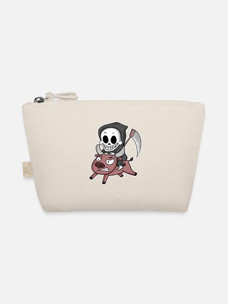 Motif de la vache de la faucheuse - Trousse biologique - nature - Devant