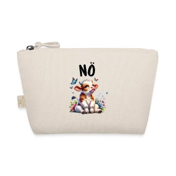 Cow Saying Nope for Boys and Girls - Organic Pouch - nature - Front