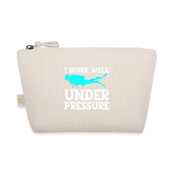 Diving Diver - Organic Pouch - nature - Front