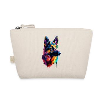 Berger Allemand Couleurs Vives Pop Art Chien Chiens De Berger - Trousse biologique - nature - Devant