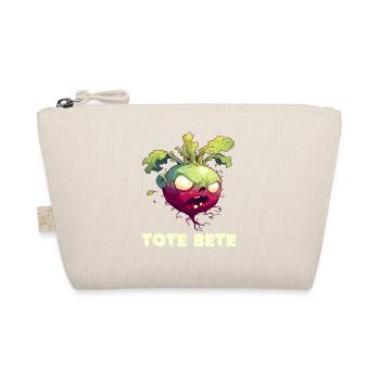 Halloween Rote Bete Tote Beete Tote Bete - Bio-Täschchen - Natur - Vorne