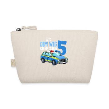 5e anniversaire Police Police Car 5 ans - Trousse biologique - nature - Devant