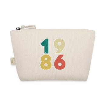 1986 - Born 1986 - Built in 1986 - Organic Pouch - nature - Front