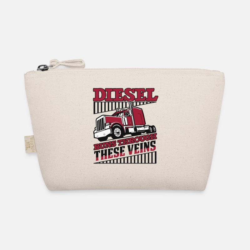 Diesel Runs Through These Veins Trucker Legends Organic Pouch