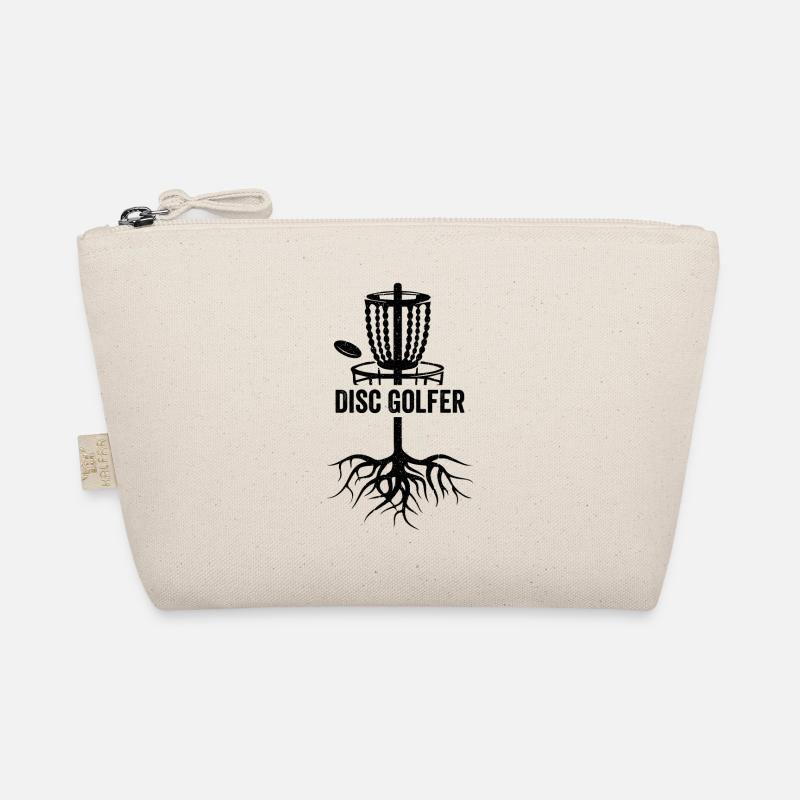 Disc Golfer Disc Golf Basket Disc Golf Player Organic Pouch