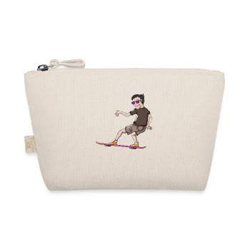 cool surfer with sunglasses - Organic Pouch - nature - Front