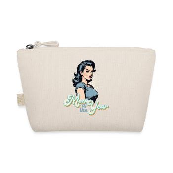 Mother of the Year Funny Mom Proud Mom Design - Organic Pouch - nature - Front