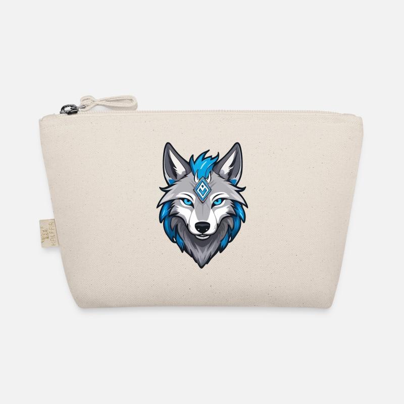 Wolf Runes Vikings Organic Pouch