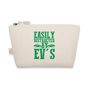 Easily Distracted By EV's EV Driver Electric Car - Organic Pouch - nature - Front