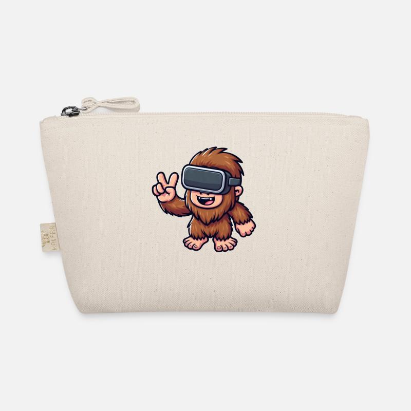Bigfoot Sasquatch Mignon Bande Dessinée Dessin Animé VR Virtuel Trousse biologique