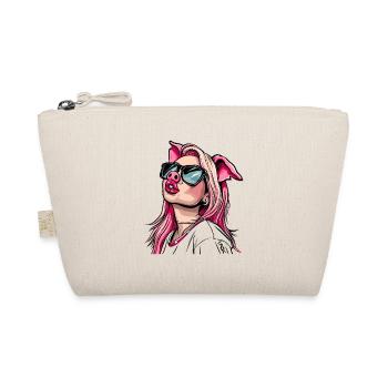 Superstar et influenceuse cool cochon girl - Trousse biologique - nature - Devant