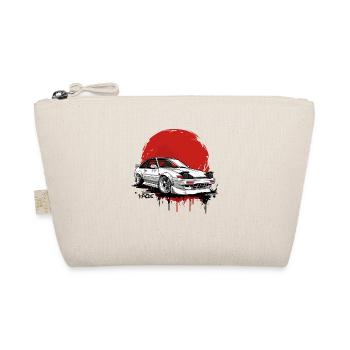 Cool Old School Japanese Flag JDM Car - Organic Pouch - nature - Front