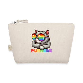 Cat Purride Gay Parade Pride Month LGBTQ Rainbow - Bio-Täschchen - Natur - Vorne