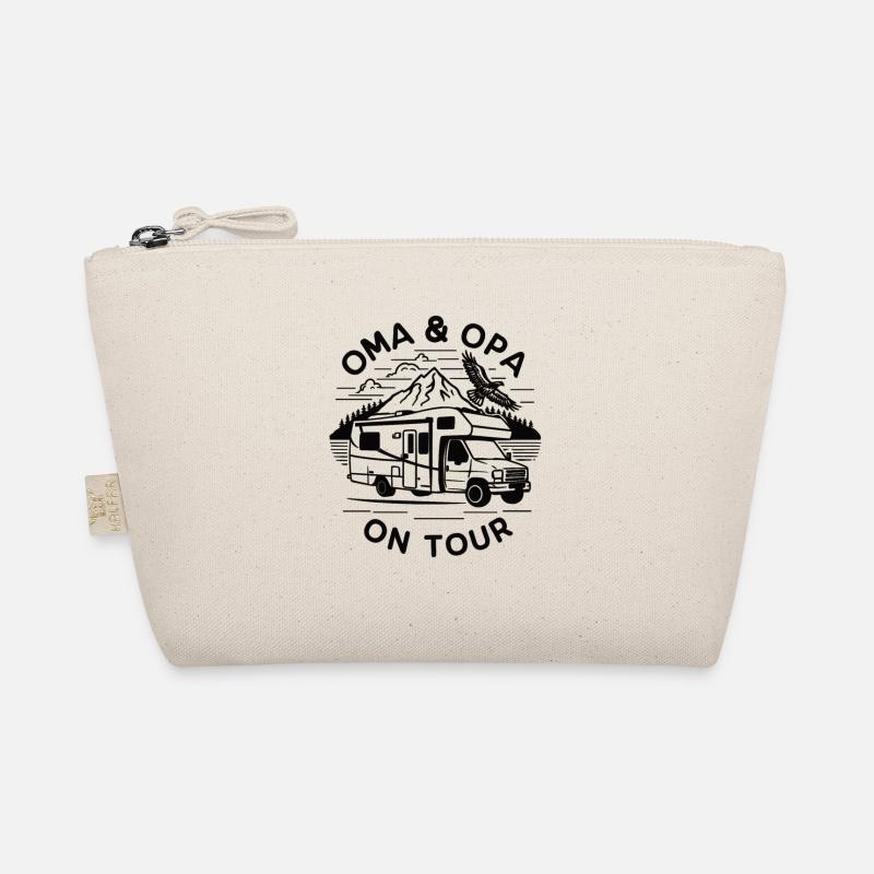 Oma und Opa on Tour Wohnmobil - Bio-Täschchen - Natur