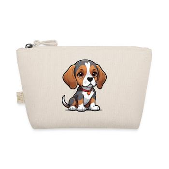 Beagle Love Pup - Organic Pouch - nature - Front