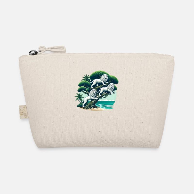 Trois lions blancs sur un arbre Trousse biologique