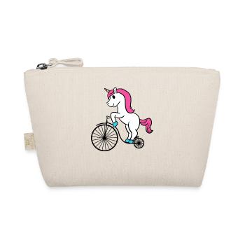 Licorne Équitation Rétro Vélo Drôle Licorne Magique - Trousse biologique - nature - Devant
