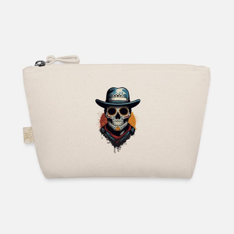 Dia De Muertos Sugar Skull Mexico Holiday Organic Pouch
