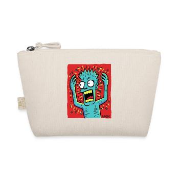 Love It, Let It And Scream: A Pop Art Cartoon - Organic Pouch - nature - Front