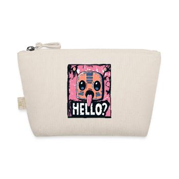 Eager robot says hello - Organic Pouch - nature - Front