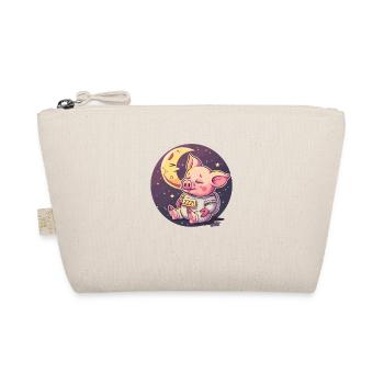Sleeping pig on the moon - Organic Pouch - nature - Front
