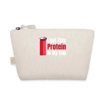 I Have This Protein In My Cup - Organic Pouch - nature - Front