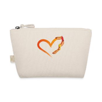 Hot Dog Adult Heart - Organic Pouch - nature - Front