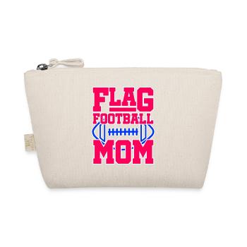 Flag Football Mom – Stolze Flag Football-Mama - Bio-Täschchen - Natur - Vorne