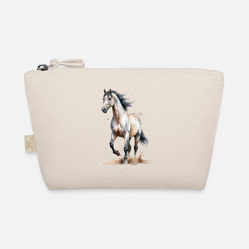 Aquarelle Cheval Capture Le Vent Trousse biologique