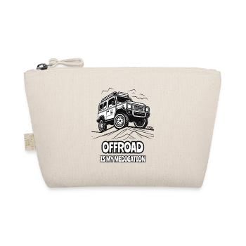 Geländewagen und Offroad ist meine Medizin - Bio-Täschchen - Natur - Vorne