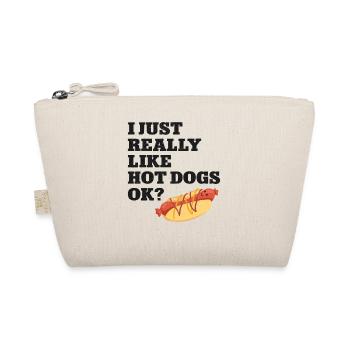 Hot Dog Adult I Just Really Like - Bio-Täschchen - Natur - Vorne